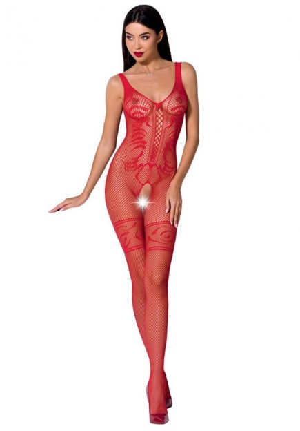 BS069 Catsuit Julitta vermelho