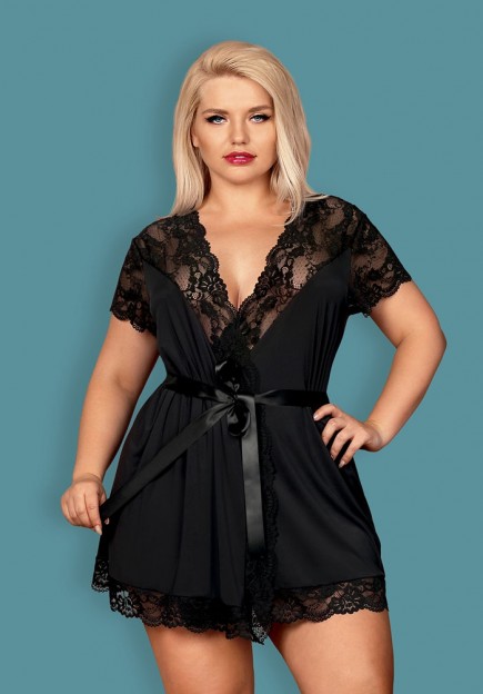 Robe Preto OB810 Queen Size