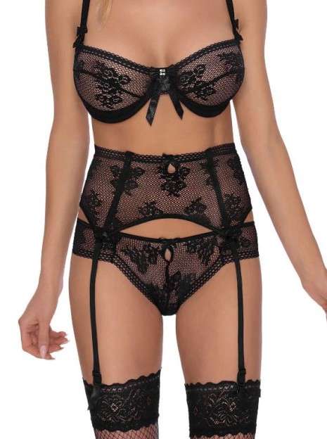 Euterpe cinto de ligas preto S/36  | Promoção até dia 31.12.22
