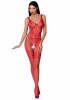 BS069 Catsuit Julitta vermelho