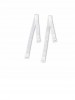 Alças transparentes silicone 10mm