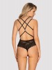 OB860 Body de renda preto