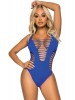 Racer body sem costuras azul