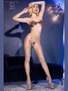 Collants efeito cinto de ligas CR-4312 nude
