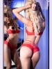 Lingerie CR-3784 vermelha