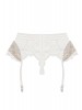 OB853 Cinto de ligas e tanga branco/pele L/XL 40/42  | Promoção até dia 31.12.22