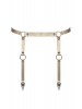 Arnes A764 cinto de ligas dourado