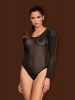 B123 Body preto com malha brilhante Promoção até dia 31.12.22