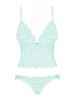 Delicanta top e cuecas cor menta