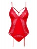 Diyosa corpete e tanga vermelho