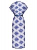 Flowlace robe em renda azul