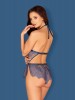 Flowlace body de renda azul