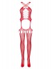 G313 Bodystocking vermelho