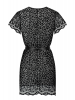 Giully robe padrão leopardo