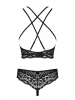 Giully top e tanga padrão leopardo