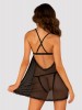 Babydoll e tanga com aberturas Sedila