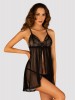 Babydoll e tanga com aberturas Sedila