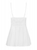 OB810 Babydoll e tanga branco (copas almofadadas)