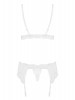 OB810 Conjunto 3 peças branco (copas almofadadas)