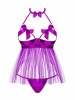 Babydoll e tanga Delishya fuschia