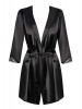 Satinia robe preto