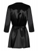 Satinia robe preto