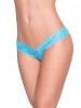 Tanga de renda Malika azul MB93