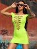 Vestido versátil CR-4304 verde