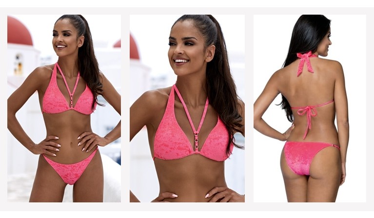 Biquíni LA1089 Veludo Hot Pink  | Promoção até dia 31.12.22