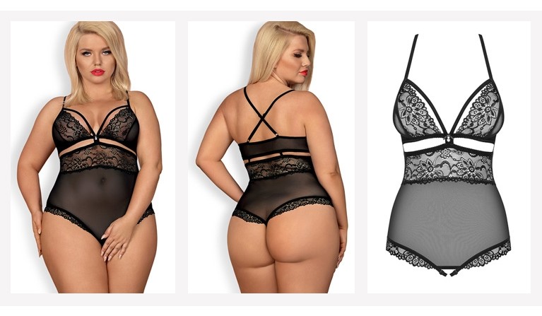 Body aberto OB838 preto