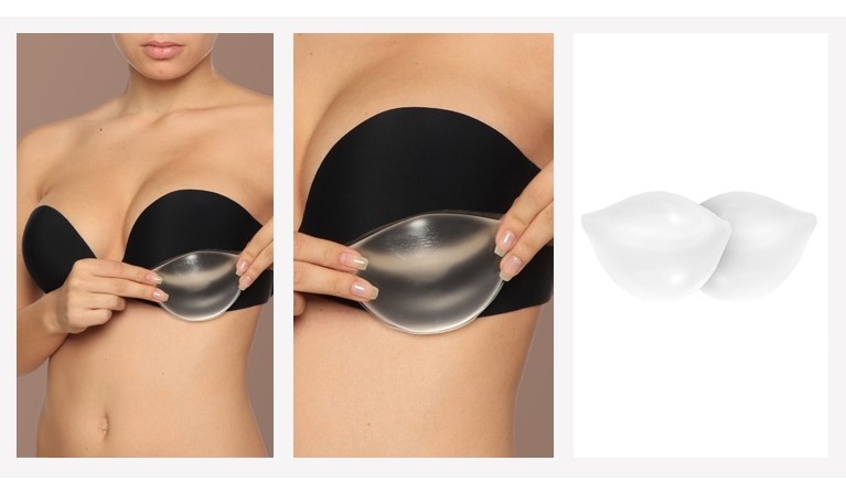 Bolsas push-up à prova de água para Bikini