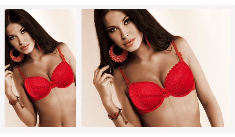 Soutien push-up Konsuela vermelho
