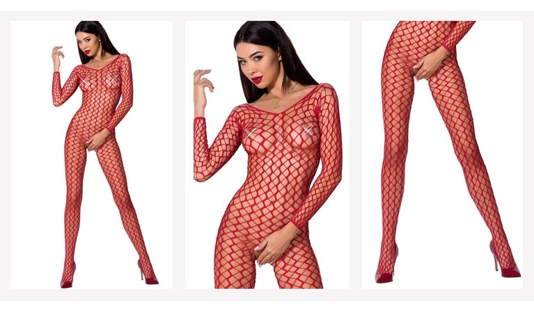Catsuit BS068 vermelho