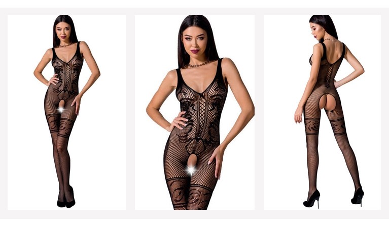 BS069 Catsuit Julitta preto