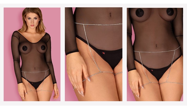 Acessório efeito cinto de ligas 31.90€ | Body 24.90€ | acessório de peito 6.90€