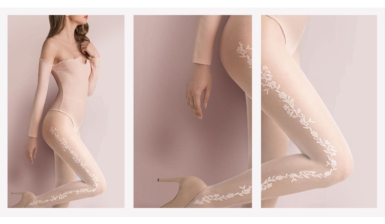 Clementine in Love collants cor champagne  | Promoção até dia 31.12.22
