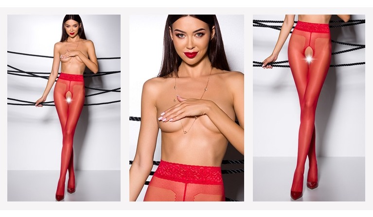 Collants Tiopen 001 vermelho