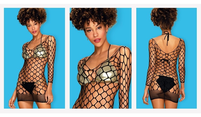 Vestido de rede D606  | Promoção até dia 31.12.22