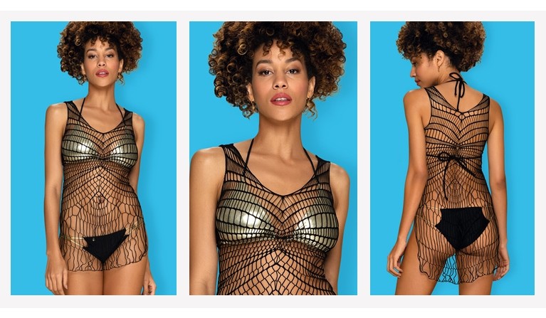 Vestido de rede D607  | Promoção até dia 31.12.22