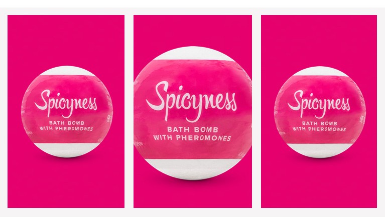 Bath Bomb esfera de sais de banho com feromonas SPICYNESS