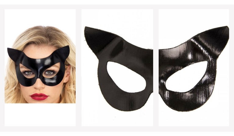 Máscara de vinil de catwoman