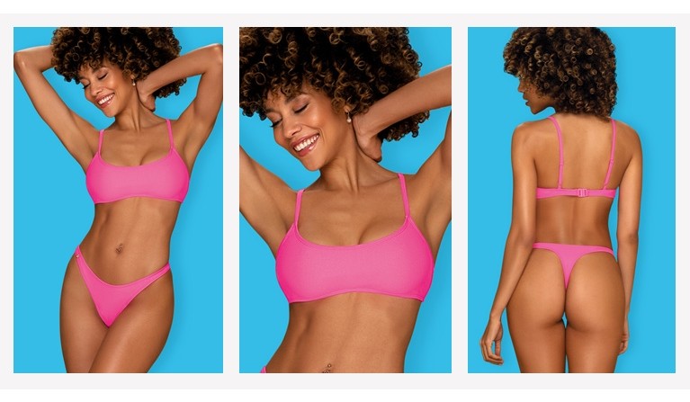 Biquíni Mexico Beach neon pink  | Promoção até dia 31.12.22