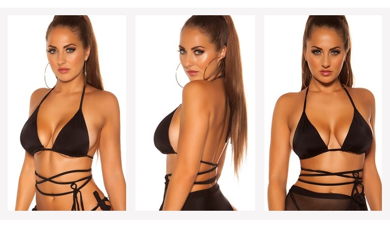 Mia top de biquíni preto  | Promoção até dia 31.12.22