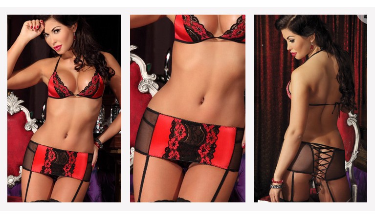 Noemi set red 3 peças 