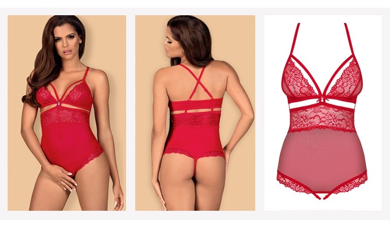 Body aberto OB838 vermelho
