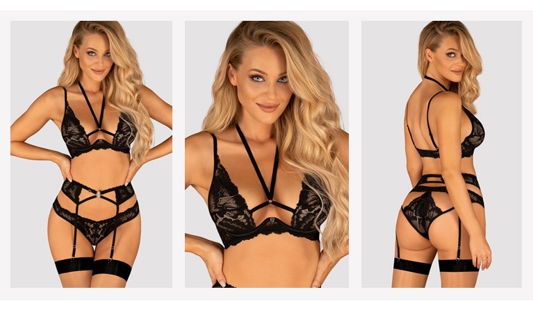 Conjunto de 3 peças Alessya