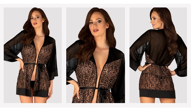 Robe Allunes padrão oncinha
