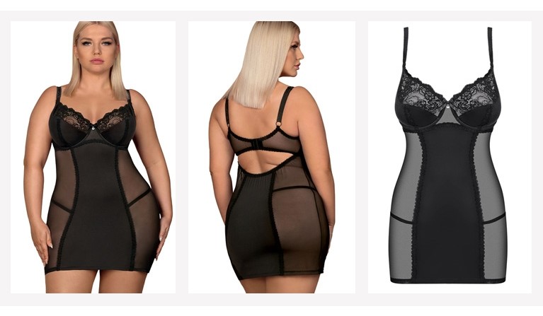 Amallie camisa de noite e tanga