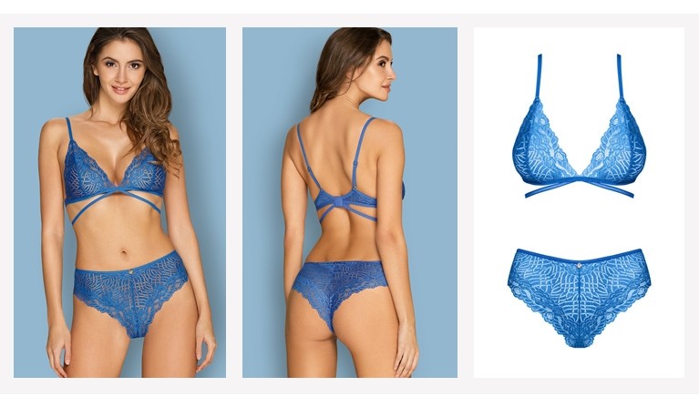 Conjunto Bluellia azul