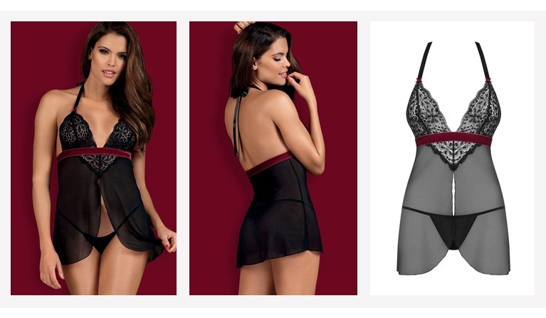 Rossita babydoll e tanga